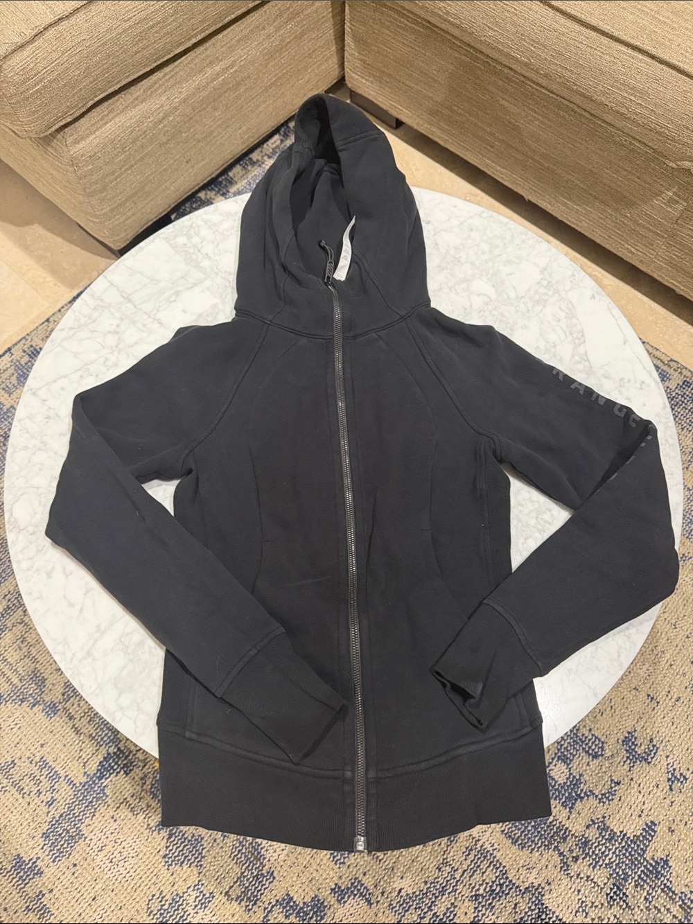 Lululemon Black Zip Up Hoodie.  4